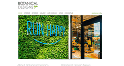 Desktop Screenshot of botanicaldesigns.com